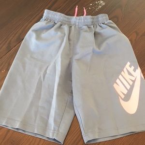 Gray Nike Dri-fit workout shorts